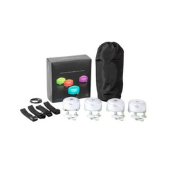 Kompletny zestaw świateł reakcji Yakima – 4 sztuki + akcesoria