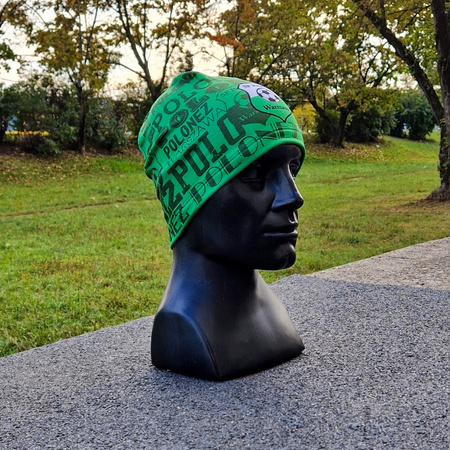 Czapka treningowa POLONEZ WARSZAWA - sublimowany herb i motyw klubowy