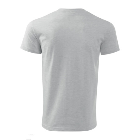 Koszulka lifestyle POLONEZ WARSZAWA szara — nadruk DTF