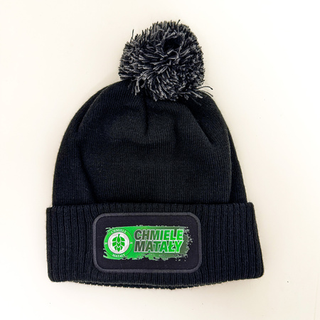 Czapka zimowa z pomponem + nadruk