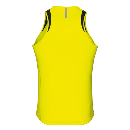 Damska koszulka do biegania Erreà Starter GM1M0S04920 żółta fluo – maksymalna widoczność i komfort