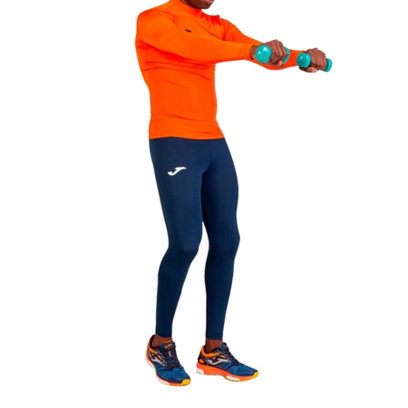 Spodnie termoaktywne Joma Academy 101016.331 granatowe długie legginsy z rozciągliwej tkaniny