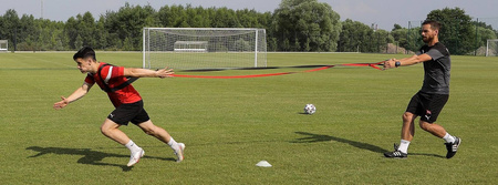 Pas do treningu szybkościowego na uwolnienie YAKIMA 100180 – oporowa taśma do poprawy siły i dynamiki