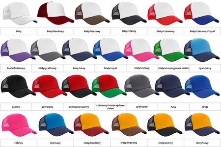 Czapka z daszkiem typu trucker