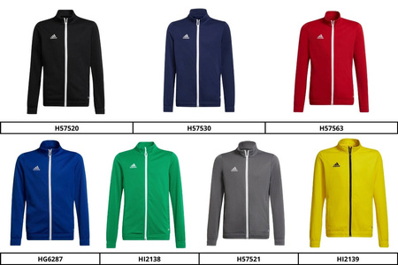 18x dres JUNIORSKI bluza adidas ENTRADA22 z długim suwakiem + spodnie adidas ENTRADA22 ze zwężoną nogawką