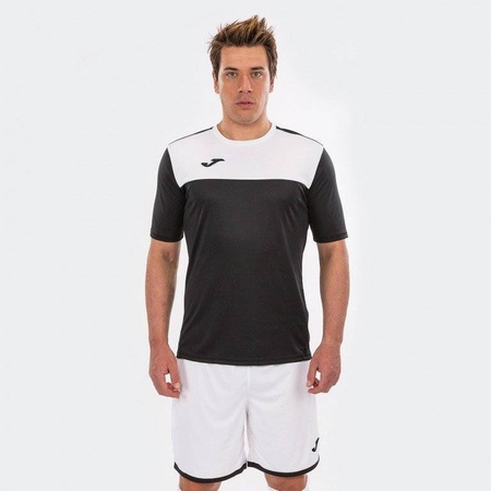 Koszulka piłkarska Joma Winner 100946.102 czarno biały t-shirt sportowy