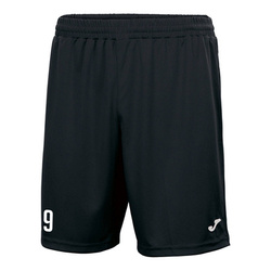 Spodenki meczowe SPARTA LEONCIN – trwałe i elastyczne, z nadrukowanym numerem, personalizowane