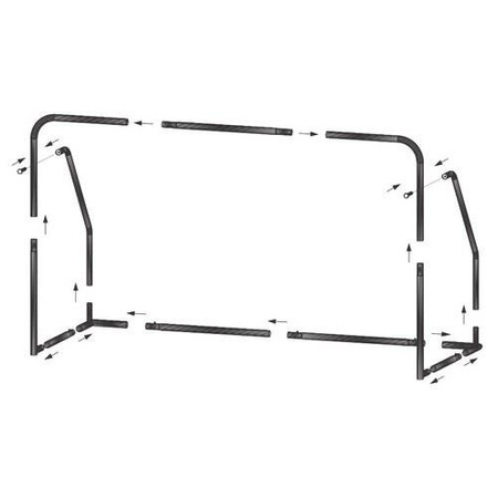 Zestaw 2x bramka META 120x80cm 2001250150 – komplet solidnych bramek do treningu na każdym poziomie