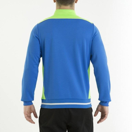 Bluza piłkarska Joma Campus 100421.720 - niebiesko-zielona, sportowa, z półzamkiem, wygodna