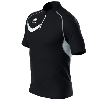 Koszulka do biegania Erreà Roger GM1O0C02500 czarna – lekkość i wygoda na każdym kilometrze