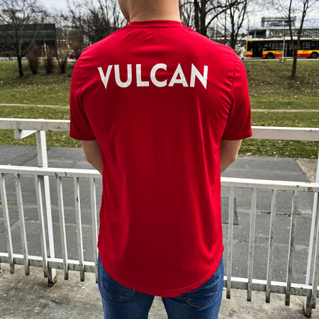 Koszulka treningowa JOMA VULCAN – herb żakardowy, napis na plecach, oddychający materiał, personalizowana