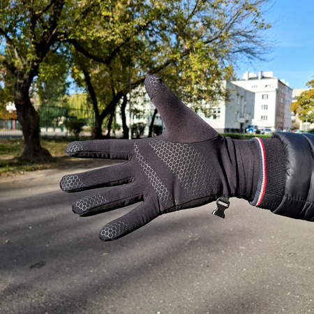 Zestaw zimowy treningowy ONZE czapka + komin + rękawiczki