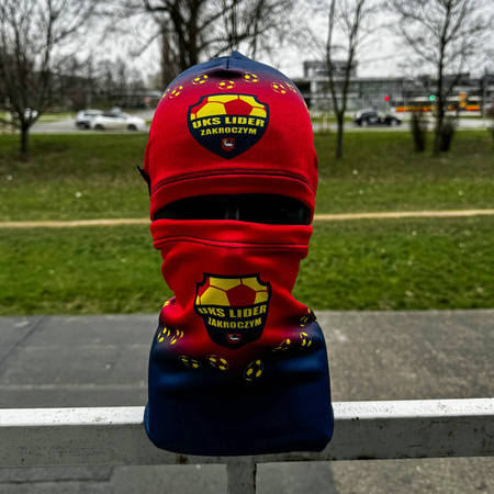 Czapka treningowa LIDER ZAKROCZYM – elastyczna z logo sublimacyjnym, uniwersalny rozmiar, wysyłka w 2 dni