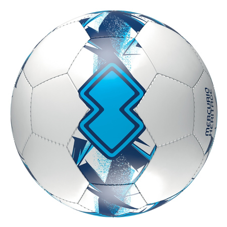 Piłka ERREA MERCURIO HERITAGE HA0G0Z33790 5 - piłka treningowa w biało-niebieskich barwach