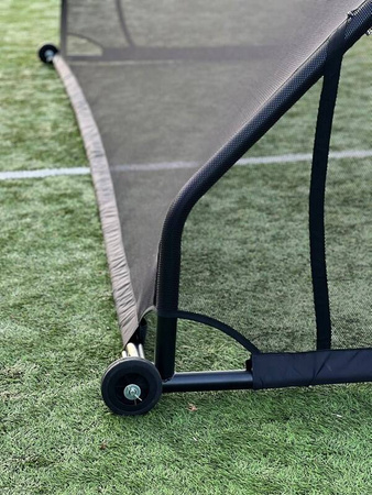 Bramka piłkarska Yakima GIZA 5x2 m z kółkami jezdnymi – model premium, 500x200x200 cm