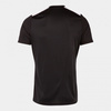 Koszulka piłkarska Joma Champion VII 103081.102 - czarno-biała, krótki rękaw, oddychający materiał, odporna na przetarcia, t-shirt sportowy