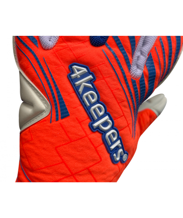 Rękawice 4Keepers Soft Amber NC z płynem do czyszczenia - technologia Super Soft Grip, krój Negative Cut, silikonowy druk 3D