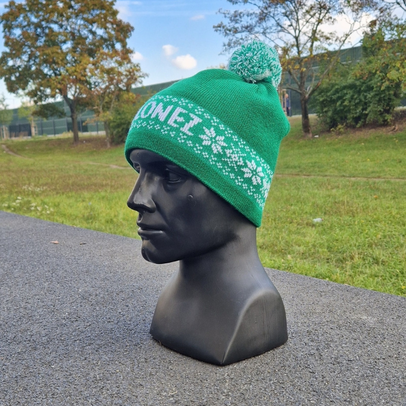 Czapka zimowa POLONEZ WARSZAWA z pomponem – wzmocnione strefy