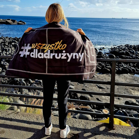 Ręcznik ONZE z mikrofibry, nadruk dwustronny