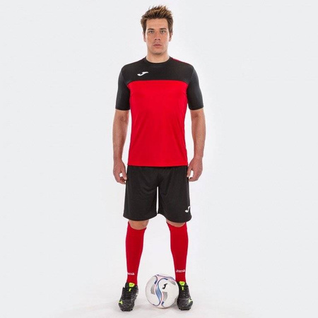 Koszulka piłkarska Joma Winner 100946.601 czerwono czarna t-shirt sportowy