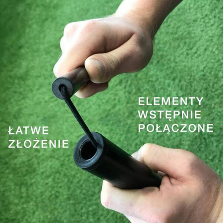 Bramka piłkarska Quickplay Kickster Elite 3x1m – składana, mobilna bramka treningowa dla najmłodszych piłkarzy, oficjalny rozmiar PZPN