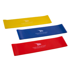 Guma fitness – zestaw 3 gum do ćwiczeń oporowych, treningu siłowego i rehabilitacji