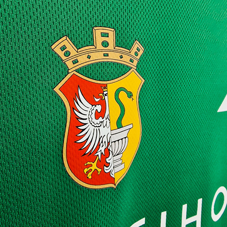 Koszulka MKS OTWOCK treningowa zielona – z herbem DTF, logo, reklamą Citihome i nazwą na plecach, personalizowana