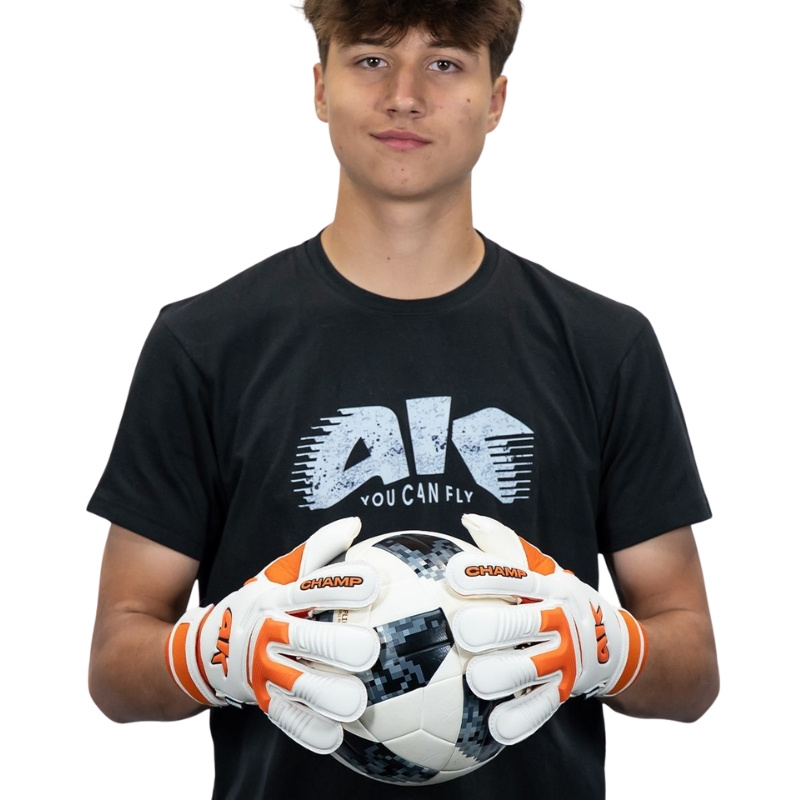 Rękawice bramkarskie 4KEEPERS Champ Training VII RF2G junior - wentylacja i amortyzacja