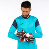 Rękawice bramkarskie Joma Hunter JR 400909.106 - lateksowa powłoka, ergonomiczny krój, regulowane zapięcie, zwiększona przyczepność, czerwono-biało-czarny design