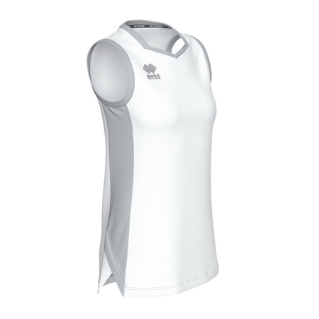 Koszulka koszykarska Erreà Becky GM2I0S00300 biała – komfort i wydajność na boisku