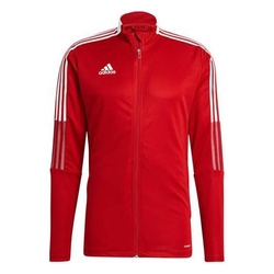 Bluza piłkarska Adidas Tiro 21 GM7308 czerwona bluza sportowa rozpinana