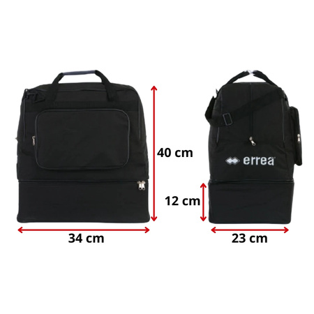 Torba ERREA BASIC KID DA0U0Z00120 26L czarna – funkcjonalność w kompaktowym rozmiarze