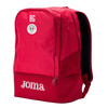 Plecak JOMA ZABOROWIANKA czerwony-biały – sportowy plecak 23,8l z herbem i inicjałami dla kibiców i zawodników Zaborowa