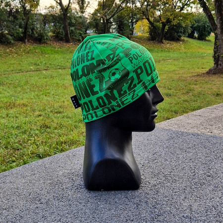 Czapka treningowa POLONEZ WARSZAWA - sublimowany herb i motyw klubowy