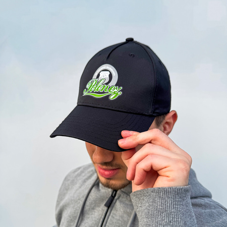 Czapka bejsbolówka POLONEZ WARSZAWA czarna – grafika klubowa