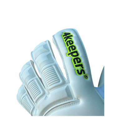 Rękawice 4Keepers Champ Carbo VI RF2G Strap z płynem do czyszczenia - technologia Pro Reflex Grip, krój Roll Finger 2nd Gen, wykończenie Carbo