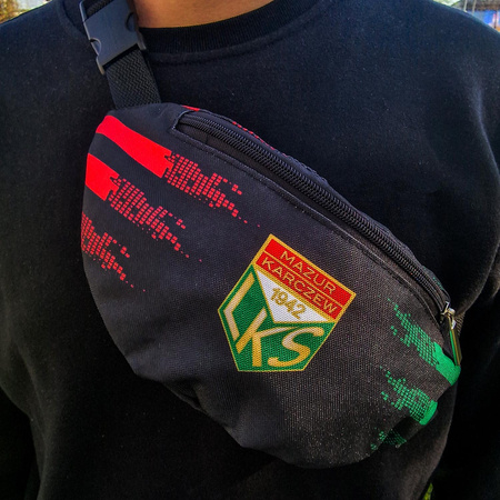 Saszetka nerka MAZUR KARCZEW – sublimacja 100%, Sonik, barwy klubowe