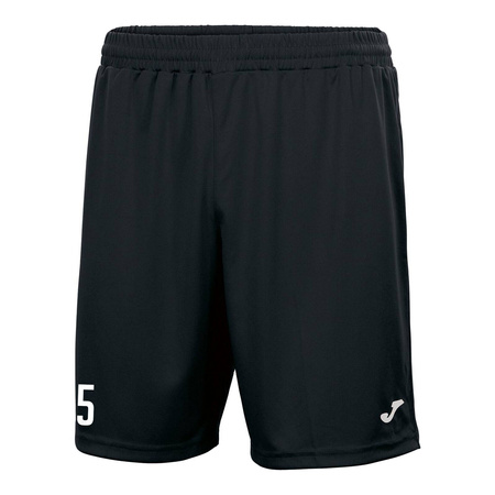 Spodenki meczowe VULCAN – trwałe, elastyczne, z nadrukowanym numerem, personalizowane dla zawodników, klubowe barwy