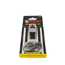 Gwizdek sędziowski FOX 40 SONIK BLAST CMG 9201-0008 – profesjonalny gwizdek bezkulkowy, 120 dB, ze smyczą
