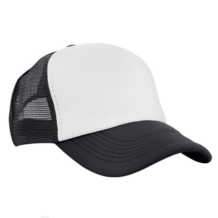 Czapka trucker 3803 biały/czarny