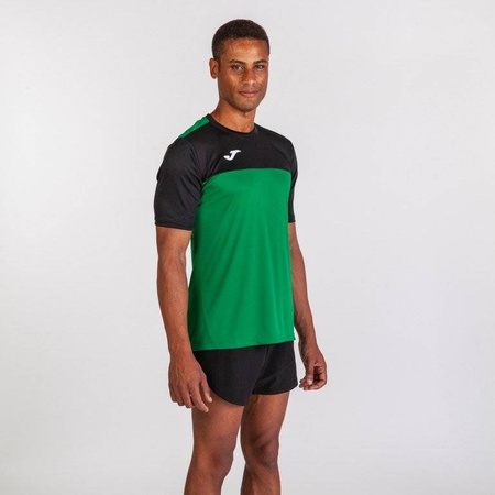 Koszulka piłkarska Joma Winner 100946.401 zielono czarna t-shirt sportowy