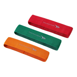 Flex Band Mini zestaw 3 taśm do ćwiczeń – power band materiałowy do treningu oporowego