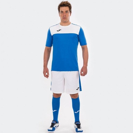 Koszulka piłkarska Joma Winner 100946.702 niebiesko biały t-shirt sportowy