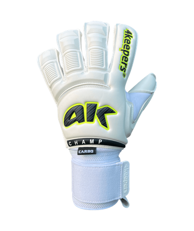 Rękawice 4Keepers Champ Carbo VI RF2G Strap z płynem do czyszczenia - technologia Pro Reflex Grip, krój Roll Finger 2nd Gen, wykończenie Carbo