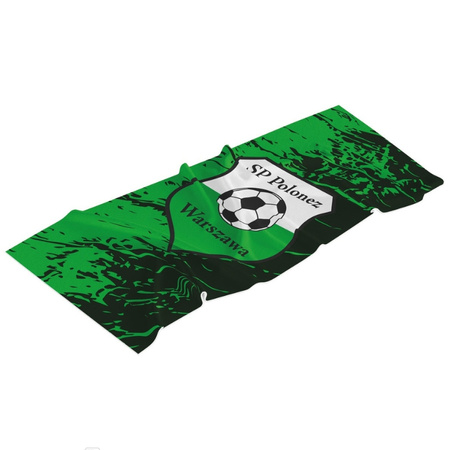 Ręcznik POLONEZ WARSZAWA 50x100 dwustronny – sublimacja, mikrofibra, barwy klubowe