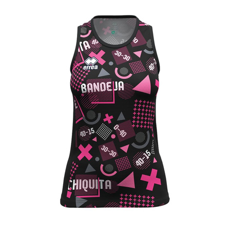 Damska koszulka sportowa Erreà Marisol GM2L0S02550 czarna – lekkość i wygoda w każdym treningu