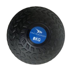 Piłka lekarska Yakima Slam Ball PRO 8 kg – czarna, 25 cm