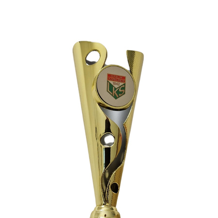 Zestaw pucharów ET.341 H41 H39 H38 – ekonomiczne trofea plastikowe na kamiennej podstawie