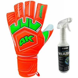 Rękawice 4Keepers Guard Fogo MNC Junior z płynem do czyszczenia - pianka Super Soft, krój Mixed Cut, usztywnienia palców