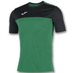 Koszulka piłkarska Joma Winner 100946.401 zielono czarna t-shirt sportowy